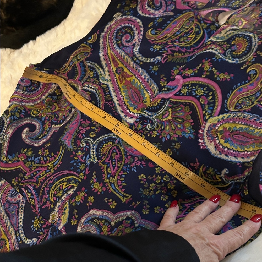 London Times Black Paisley Dress - Picture 12 of 12